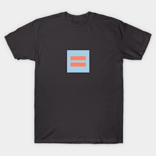 Grey and Teal Equality Shirt T-Shirt